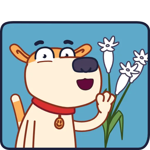 Стикер 13 Eddo Dog