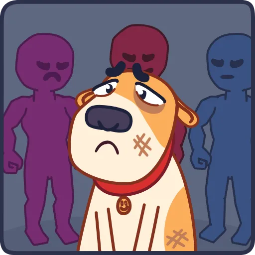 Стикер 20 Eddo Dog