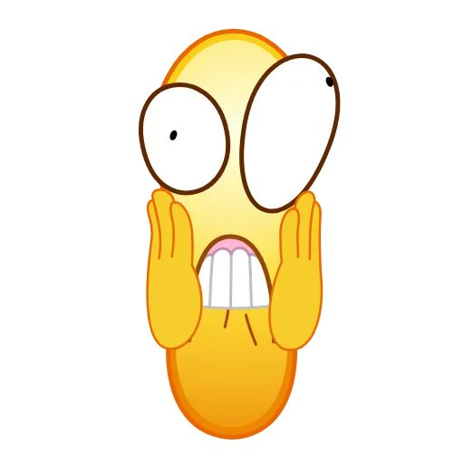 Стикер 54 😐 Edited Emojis - нестандартные эмодзи