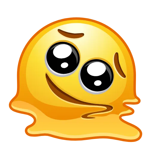 Стикер 18 😐 Edited Emojis - нестандартные эмодзи
