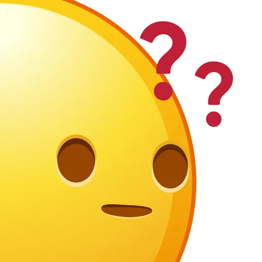 Стикер 30 😐 Edited Emojis - нестандартные эмодзи
