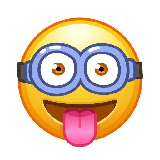 Стикер 45 😐 Edited Emojis - нестандартные эмодзи