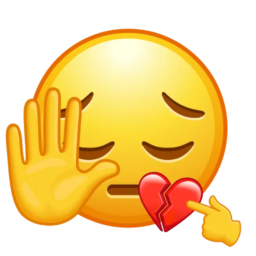 Стикер 17 😐 Edited Emojis - нестандартные эмодзи