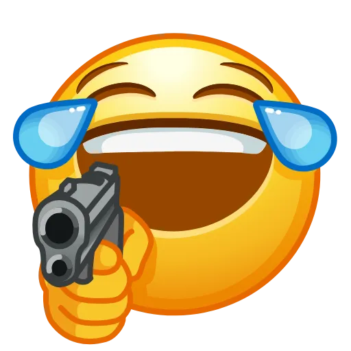 Стикер 6 😐 Edited Emojis - нестандартные эмодзи