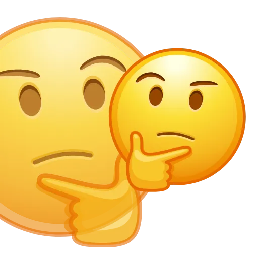 Стикер 57 😐 Edited Emojis - нестандартные эмодзи