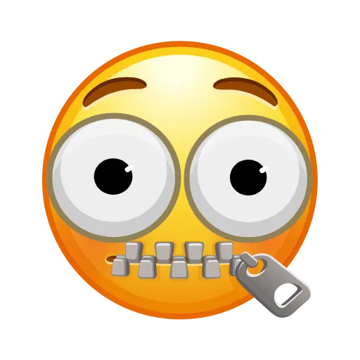 Стикер 27 😐 Edited Emojis - нестандартные эмодзи