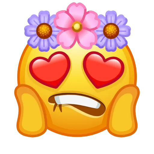 Стикер 14 😐 Edited Emojis - нестандартные эмодзи