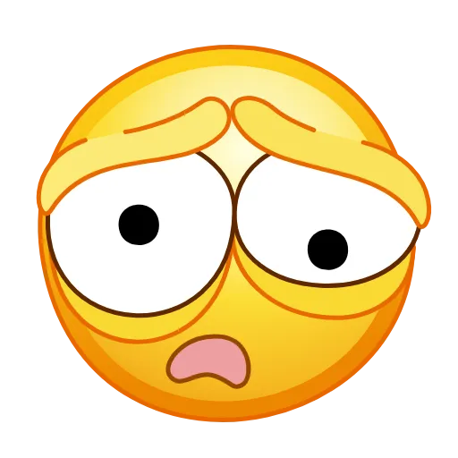 Стикер 53 😐 Edited Emojis - нестандартные эмодзи