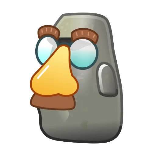 Стикер 32 😐 Edited Emojis - нестандартные эмодзи