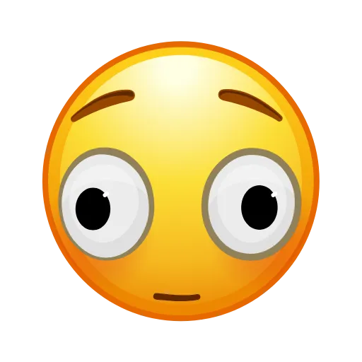 Стикер 29 😐 Edited Emojis - нестандартные эмодзи