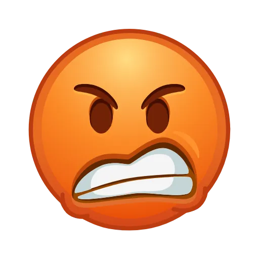 Стикер 49 😐 Edited Emojis - нестандартные эмодзи