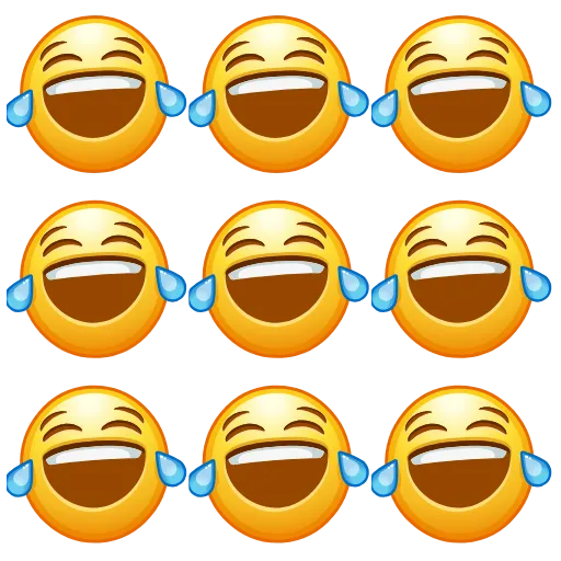 Стикер 36 😐 Edited Emojis - нестандартные эмодзи