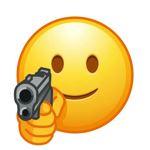 Стикер 9 😐 Edited Emojis - нестандартные эмодзи