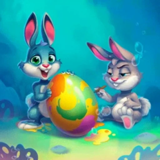 Стикерпак «Eggs-painting» для Telegram — обложка