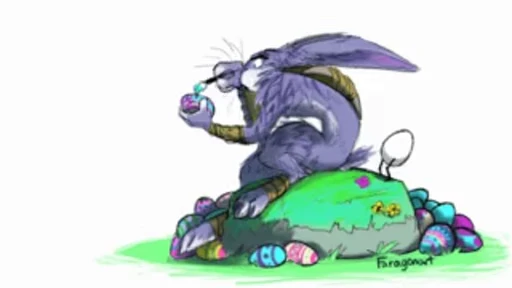 🎨 Стикер «Eggs-painting» для Telegram