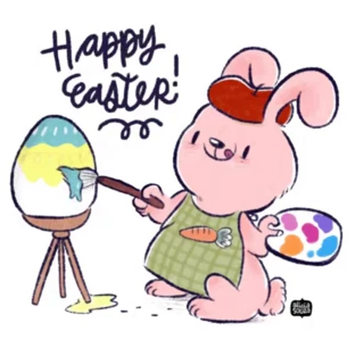 🎨 Стикер «Eggs-painting» для Telegram