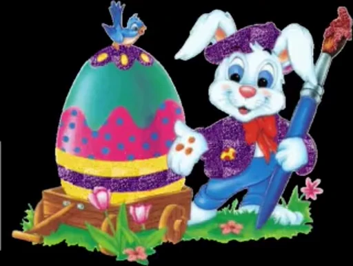 🎨 Стикер «Eggs-painting» для Telegram