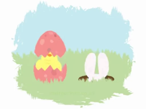 🎨 Стикер «Eggs-painting» для Telegram