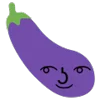 Стикер 12 🍆 Коллекция Баклажанов! Сезонный сбор урожая