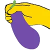 Стикер 3 🍆 Коллекция Баклажанов! Сезонный сбор урожая