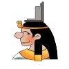 Стикер 7 👑Египетские эмодзи