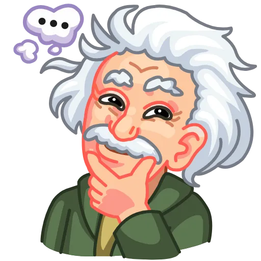 Стикер 18 Einstein