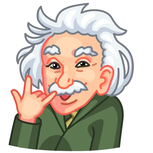 Стикер 5 Einstein