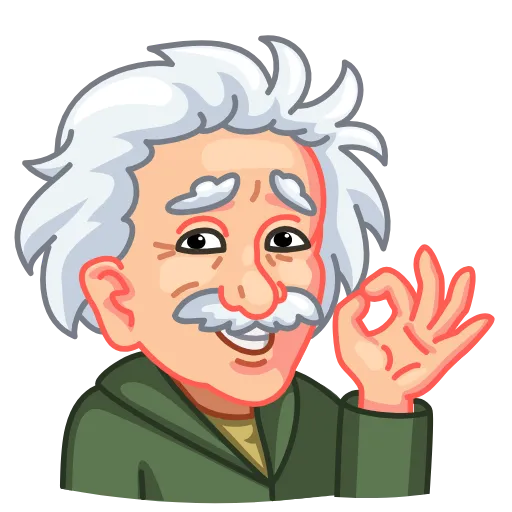 Стикер 20 Einstein