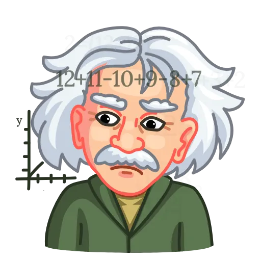 Стикер 14 Einstein