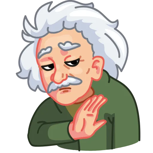 Стикер 8 Albert Einstein