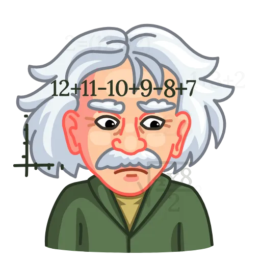Стикер 14 Albert Einstein