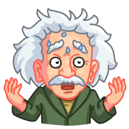 Стикер 4 Albert Einstein