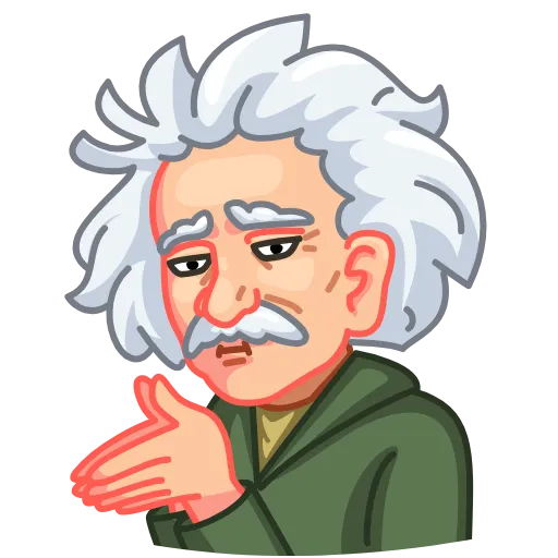 Стикер 17 Albert Einstein