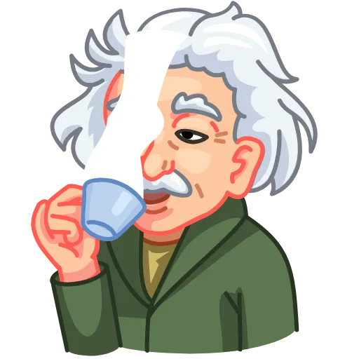 Стикер 9 Albert Einstein