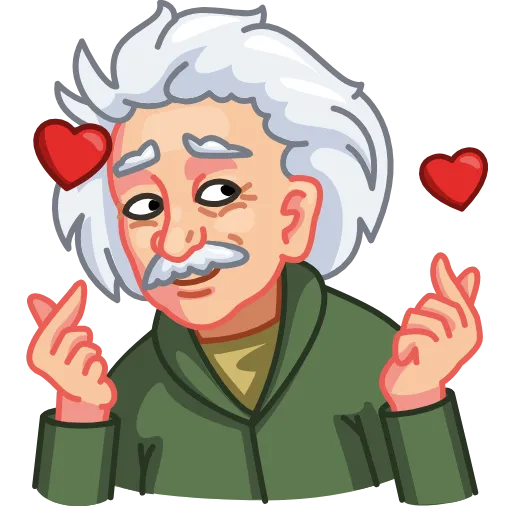 Стикер 2 Albert Einstein
