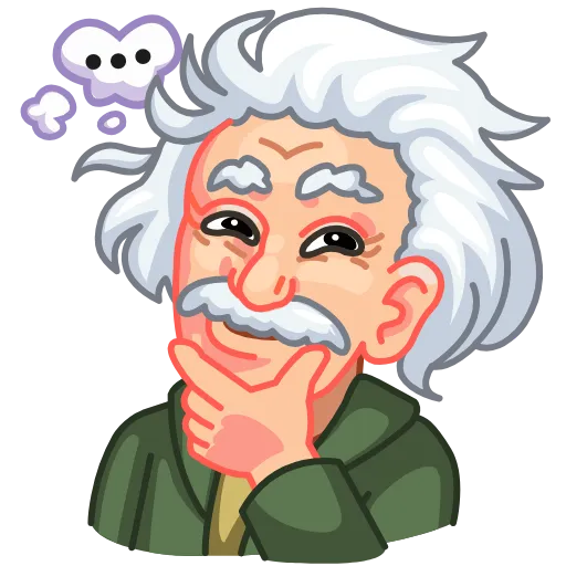 Стикер 18 Albert Einstein