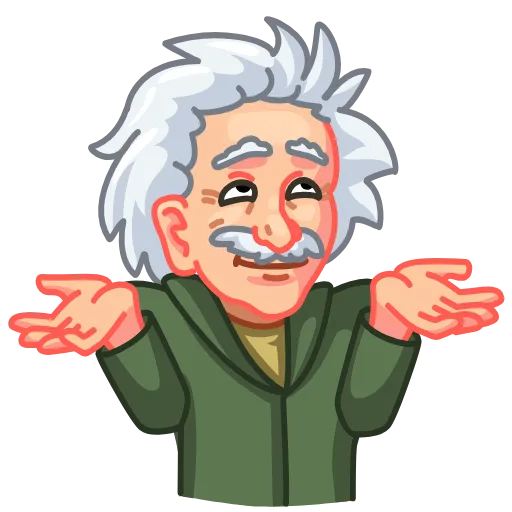 Стикер 12 Albert Einstein