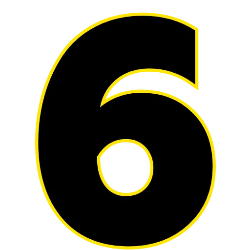6️⃣ Эмодзи «Elastic Letters Black» для Telegram