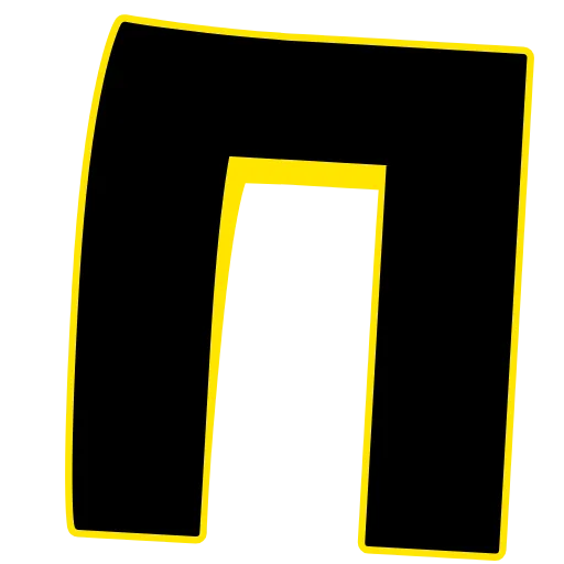 🪶 Эмодзи «Elastic Letters Black» для Telegram