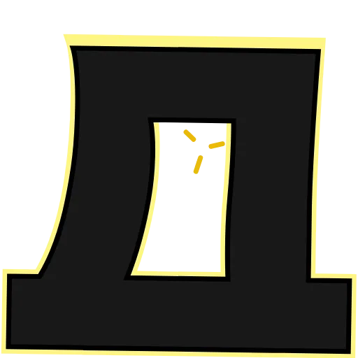 🚶‍♂️ Эмодзи «Elastic Letters Black» для Telegram
