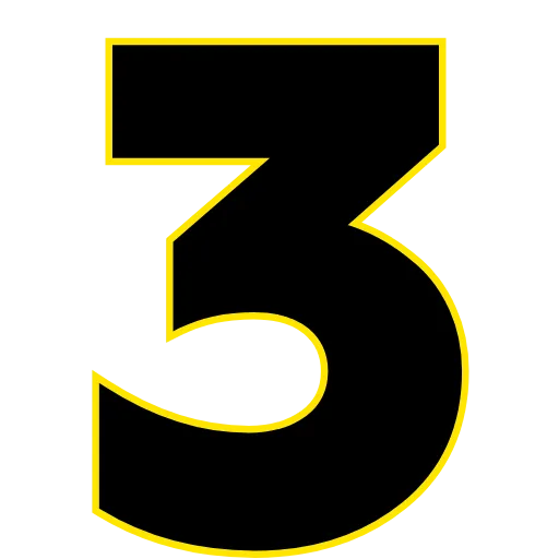 3️⃣ Эмодзи «Elastic Letters Black» для Telegram