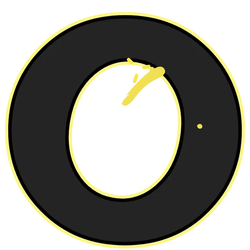 🪟 Эмодзи «Elastic Letters Black» для Telegram
