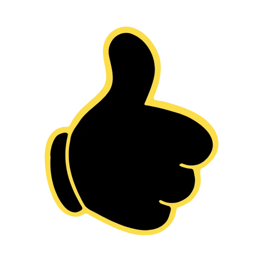 👍 Эмодзи «Elastic Letters Black» для Telegram