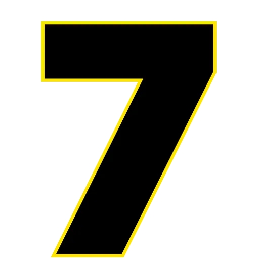 7️⃣ Эмодзи «Elastic Letters Black» для Telegram