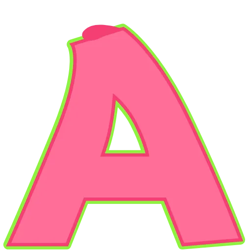 Обложка набора Elastic Letters Pink