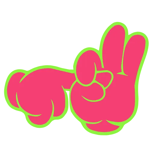 Стикер 45 Elastic Letters Pink