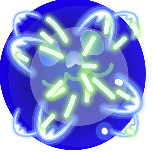 Стикер 37 Electric Skull