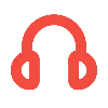 🎧 Эмодзи «Набор эмоджя для оформления в красном цвете» для Telegram