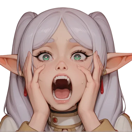 🧡 Стикер «Elf Face» для Telegram