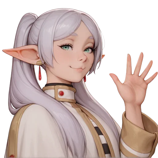 🧡 Стикер «Elf Face» для Telegram